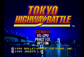 Tokyo Highway Battle Title Screen